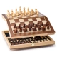 Детски дървен луксозен магнитен шах  - 1