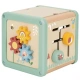 Бебешка играчка Дидактически дървен куб с активности 5 в 1  - 4