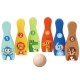 Детска дървена игра боулинг  - 1