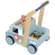 Бебешки дървен уокър за прохождане Камион с инструменти  - 3