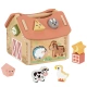 Бебешка дървена къщичка-сортер Моите приятели от фермата  - 1