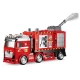 Детска играчка Червена пожарна с вода звук и светлина  - 1
