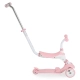 Детска розова практична тротинетка Tristar 3в1 Pink  - 3