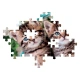 Детски занимателен пъзел Lovely Kitty Twins 60 части  - 3