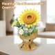 Детски занимателен пъзел 3D Flower Bouquet Слънчоглед 102ч.  - 4