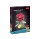 Детски занимателен пъзел 3D Flower Bouquet  Роза 120ч.  - 2