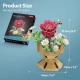 Детски занимателен пъзел 3D Flower Bouquet  Роза 120ч.  - 4