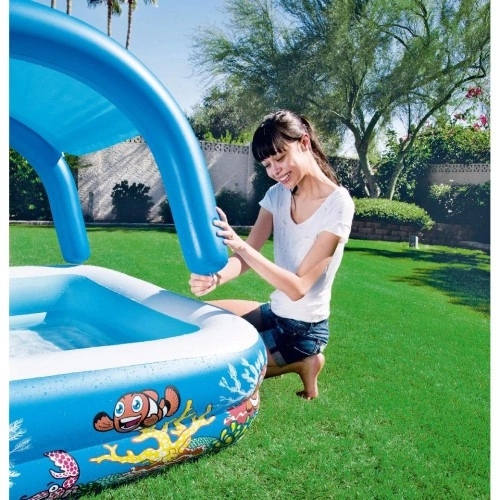 Детски басейн с надуваем сенник BESTWAY 1.47х1.47х1.22 м | P45194