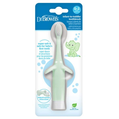 Първа четка за зъби за бебе Infant-to-Toddler Mint PAT71818