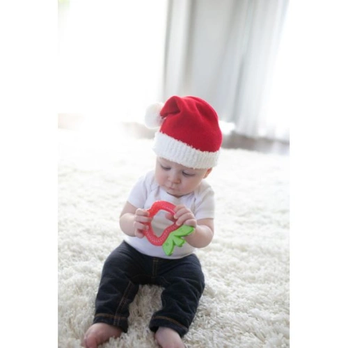 Охлаждаща бебешка чесалка за венци AquaCool Червена ябълка PAT71824