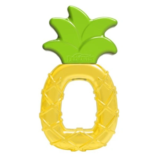 Жълта охлаждаща бебешка чесалка за венци AquaCool Ананас PAT71825