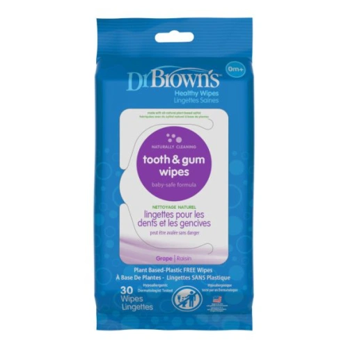 Бебешки мокри кърпи за зъби и венци Healthy Wipes 30бр. PAT71828