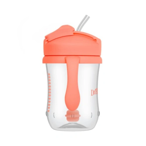 Бебешка чаша с гъвкава сламка с тежест 270ml Coral PAT71875