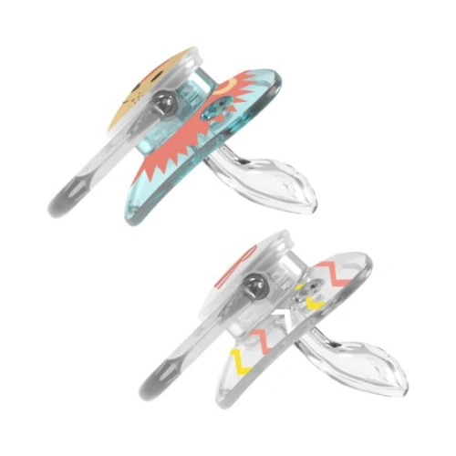 Комплект 2броя бебешки залъгалки PreVent 0м+ 1етап Teal&Gray PAT71886