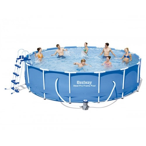 Кръгъл басейн с филтърна помпа Bestway  457 х 107 см | P45216