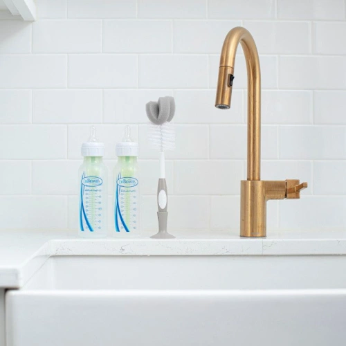 Сива четка за почистване на бебешки шишета с гъба PAT71919