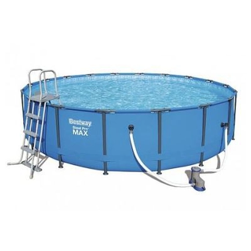 Кръгъл басейн с филтърна помпа Bestway 549 х 122 см P45221