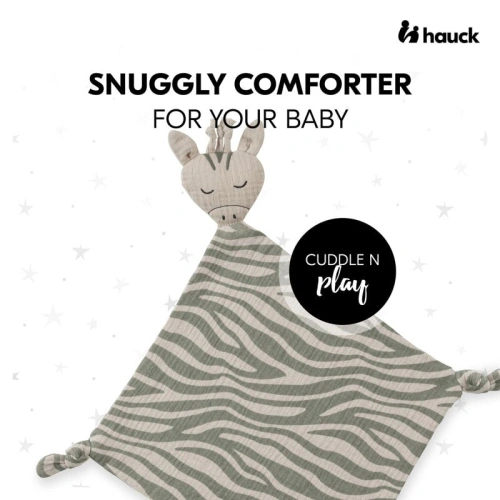 Бебешко одеяло за гушкане Cuddle N Play Zebra Sage PAT72224