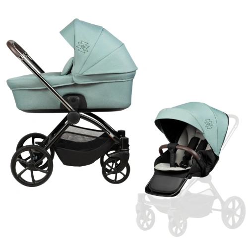 Комбинирана бебешка количка 2в1 Kanatitza 143 Mentha PAT72321