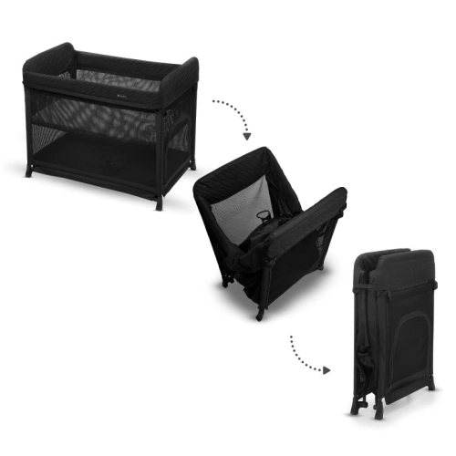 Черна бебешка кошара Moon Dream Black PAT72324