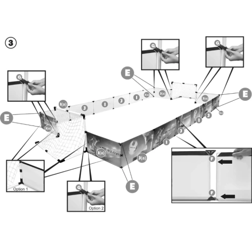 Детско футболно игрище 426x36x235 см PAT72390