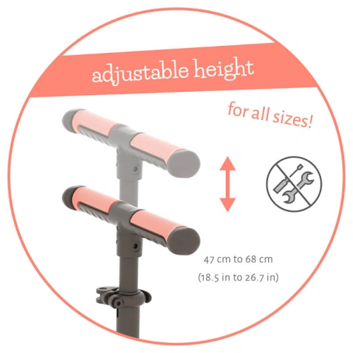 Детска тротинетка с три колела Scotti 2  Flamingo PAT72401