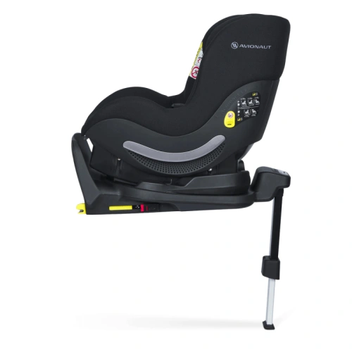 Черно детско столче за кола AeroFIX Airflow AF.03 Black PAT72410