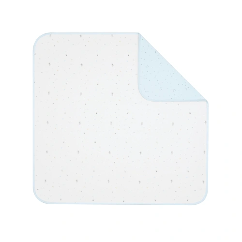 Синьо бебешко одеяло 85/85 см Stripy Friends PAT72489