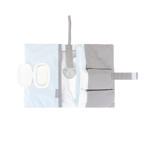 Несесер за бебешки памперси с бродерия Dream Big Blue PAT72512