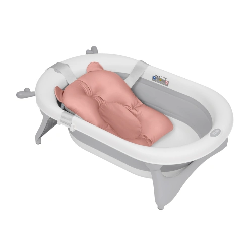 Розова бебешка мека подложка за вана Bear Blush PAT72600