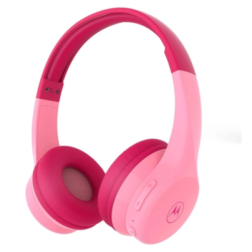 Розови детски слушалки с кабел MOTO JR200 PINK PAT72620