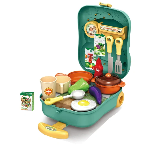 Детски комплект за игра Куфарче с колелца кухня PAT72803