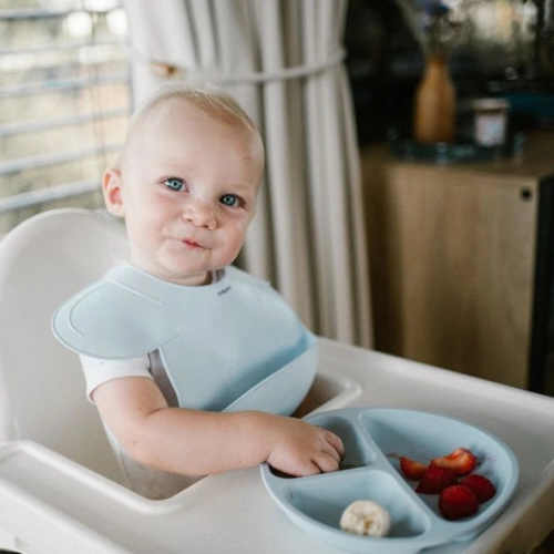 Син бебешки силиконов лигавник PAT72862