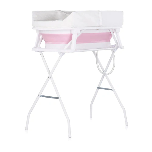 Бебешка розова вана със стойка и подложка Соната PAT72949