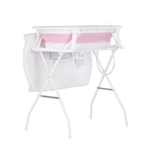 Бебешка розова вана със стойка и подложка Соната PAT72949