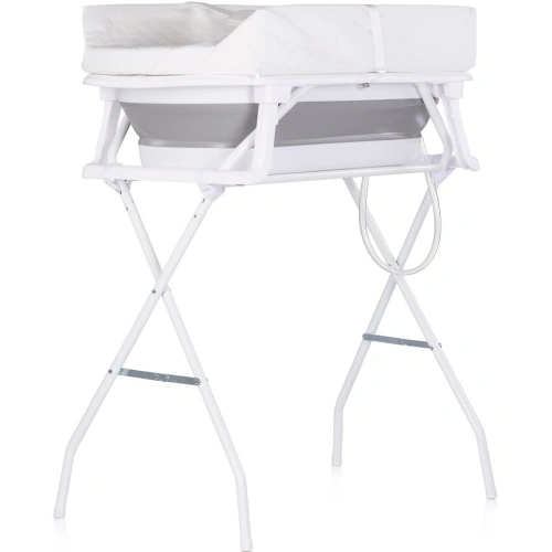 Бебешка сива вана със стойка и подложка Sonata PAT72950