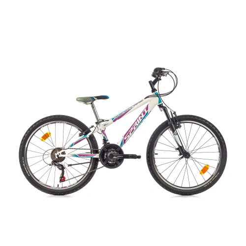 Детски велосипед Calypso 24 инча бял / лилав PAT73143