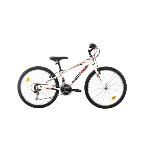 Детски велосипед Tempo 24 цола бял/червен PAT73155