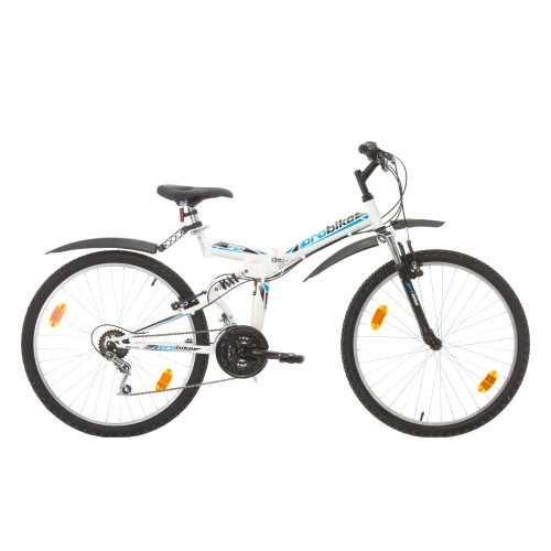 Сгъваем детски велосипед Probike Folding 26 цола бял/син PAT73160