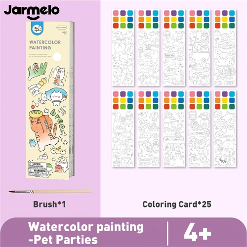 Рисуване и оцветяване с водни бои Забава с домашни любимци PAT73275