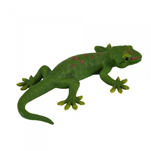 Детска фигурка за игра и колекциониране Зелен гущер гекон PAT73947