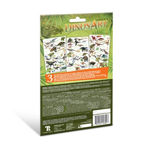 Детски временни татуировки Светещи в тъмното Динозаври PAT73953