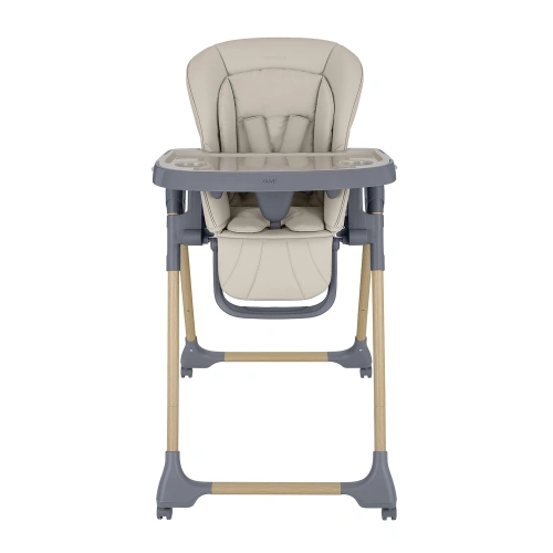 Бежов детски стол за хранене Olive 2 Beige PAT73956