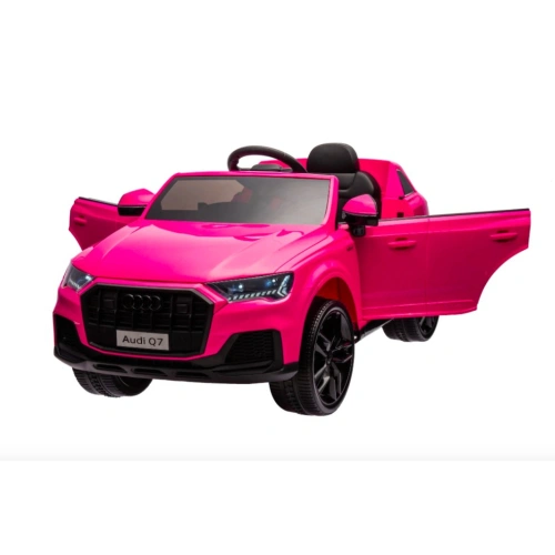 Розова детска акумулаторна кола Licensed Audi Q7 Pink PAT73962