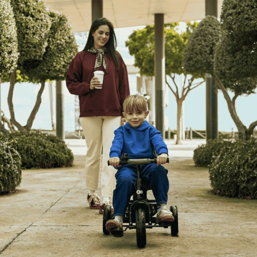 Розова детска триколка Aston 2 Plus  PAT74064