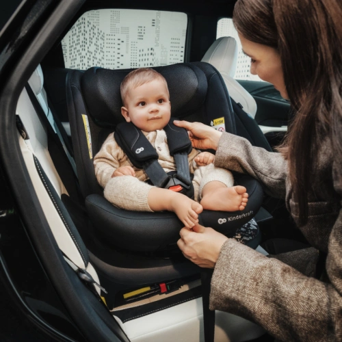 Черно детско столче за кола  I-360 2 Plus PAT74068
