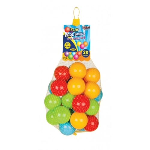 Детски цветни топки за игра 6 см 28 бр. PAT74081