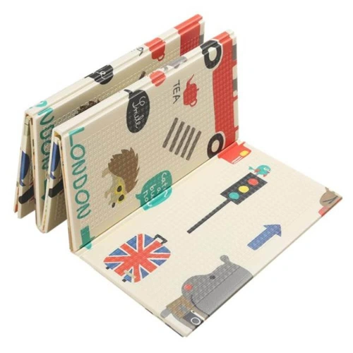 Детско меко килимче за игра Великобритания 180*200*1 см PAT74265