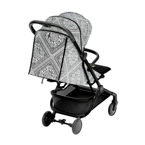Лятна бебешка количка тип книга Pilot 2 Bizuu Lunar Black PAT74306