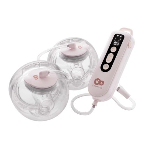 Двойна електрическа помпа за кърма с таймер Gentleflow Pink PAT74769